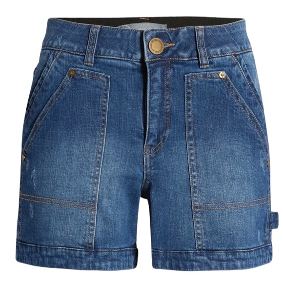 Wit & Wisdom Pants - Wit & Wisdom Women’s Blue Denim Utility Shorts Nwt New Size 8